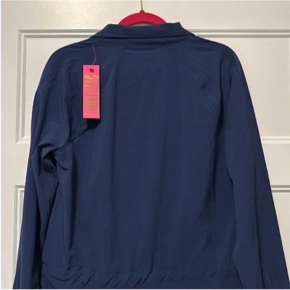 ✨SALE✨ NWT Lilly Pulitzer Islanna Jacket Low Tide Navy - Picture 7 of 8